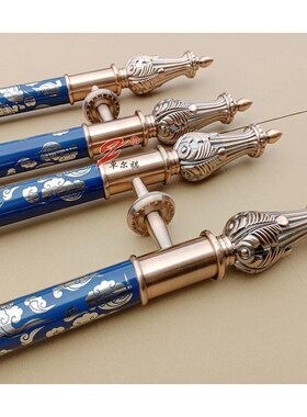 欧式豪华酒店仿古ktv大门木门把手蓝色不锈钢玻璃门大门拉手