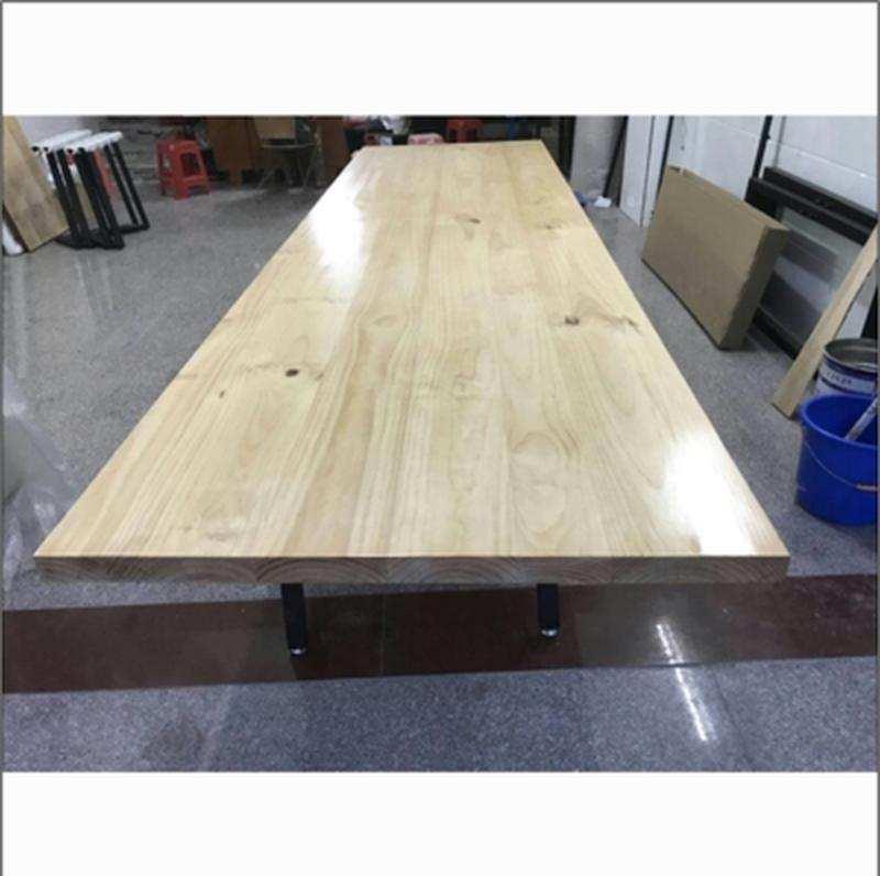 新品定制松木榆木椿木实木原木木板 吧台板桌面面板办公室隔