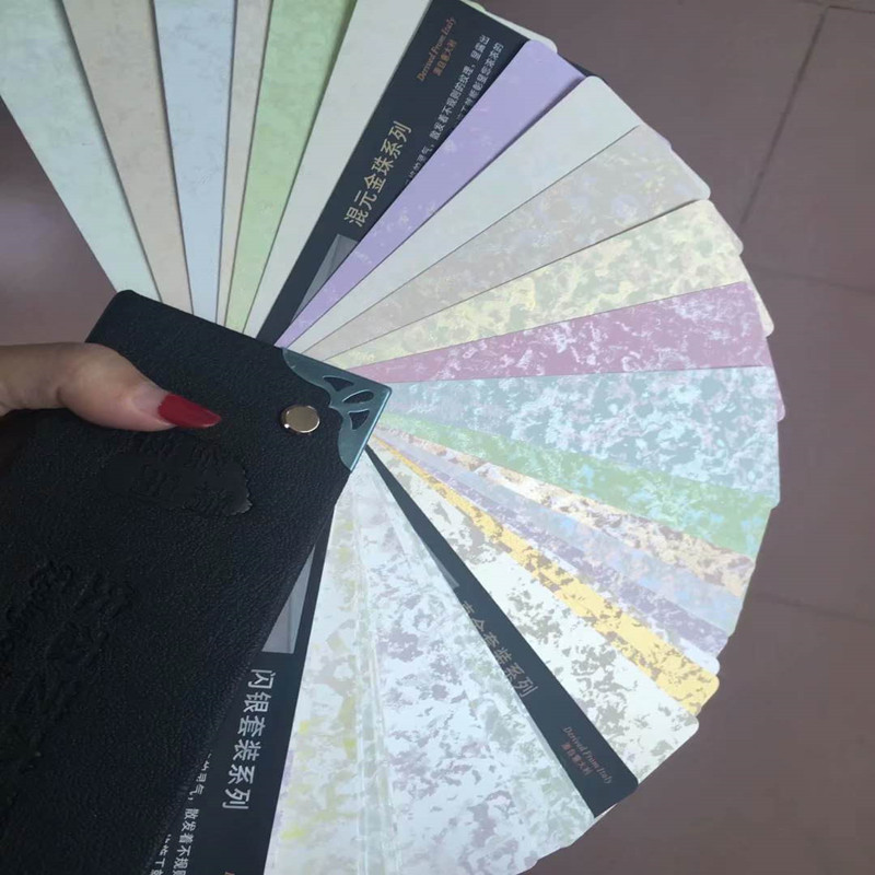 三色珠光漆闪光漆幻彩漆点彩漆艺术漆幻银幻金印花漆艺术涂料