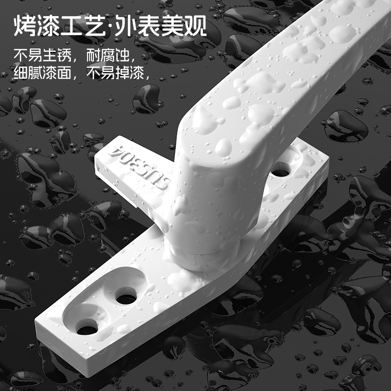 不锈钢38型窗户把手平开窗执手50型幕墙外推窗拉手化妆室窗户锁扣