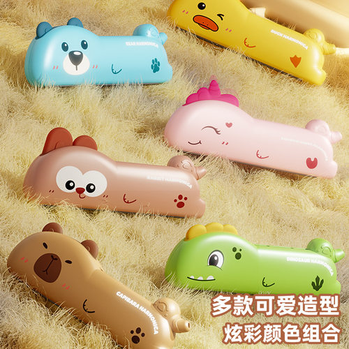 抖音爆款卡通口风琴口哨二合一吹