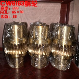 T65×10 大连沈阳安阳机床厂CW6163 车床配件 蜗轮 L226