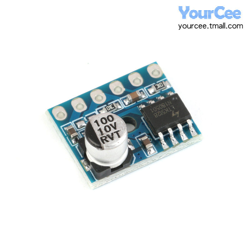 5128迷你D类数字功放板 单电源供电 5W单声道音频功放模块 低失真