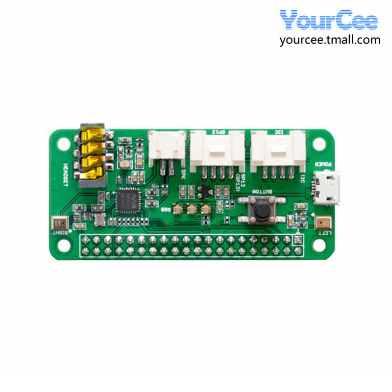 Raspberry树莓派ReSpeaker Pi0/3b/b+/4 2麦克风数组智能语音识别