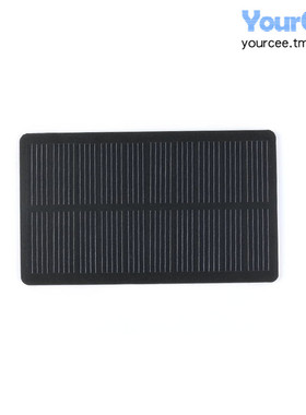 5V200mA单晶太阳能电池板 1W功率发电板118*70mm PET层压 DIY配件