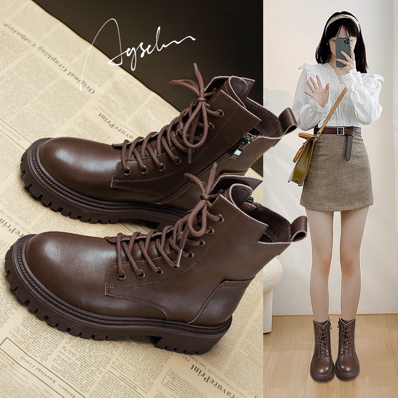 奥古狮登2025秋冬复古马丁靴