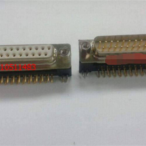 工业级DR25信号插座/DB25Z座/DB25接头车针DB25弯脚焊板卧式母座