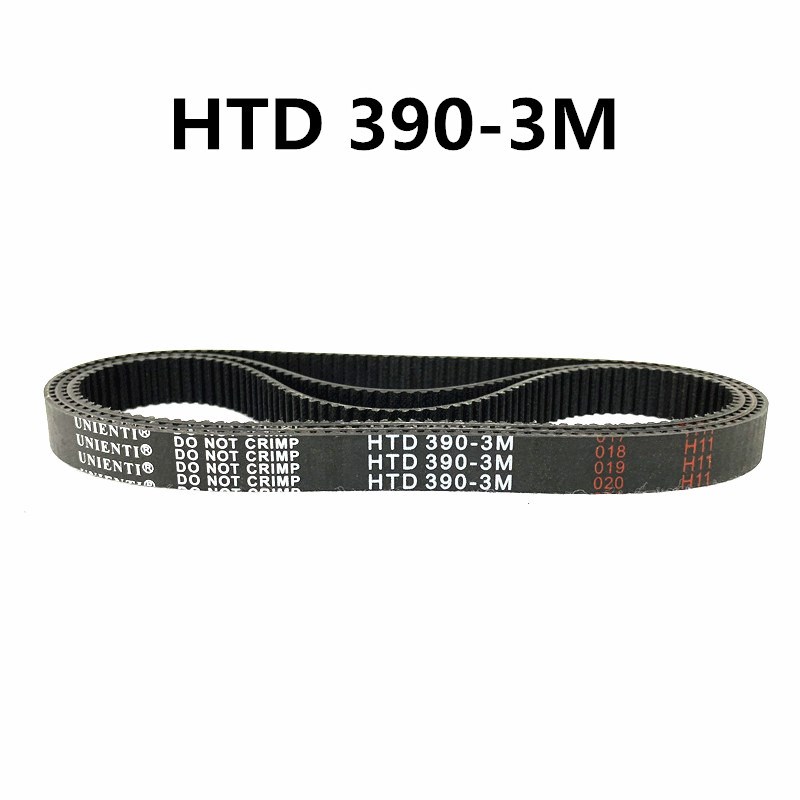 UNIENTI同步带HTD390-3M-393 396 399 402 405 408日本进口橡胶带