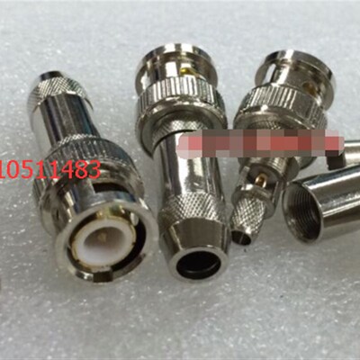2M射频BNC-3-1同轴终端机信号头 2兆DDF接线头Q9公RG58馈线接头优