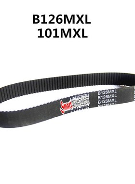 UNIENTI同步带 B126MXL101MXL 3D搮印机穿孔打孔机橡胶皮带126齿