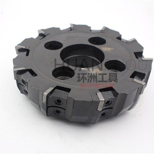可转位铣刀盘可转位面铣刀90度直角铣刀盘63 100 125-400