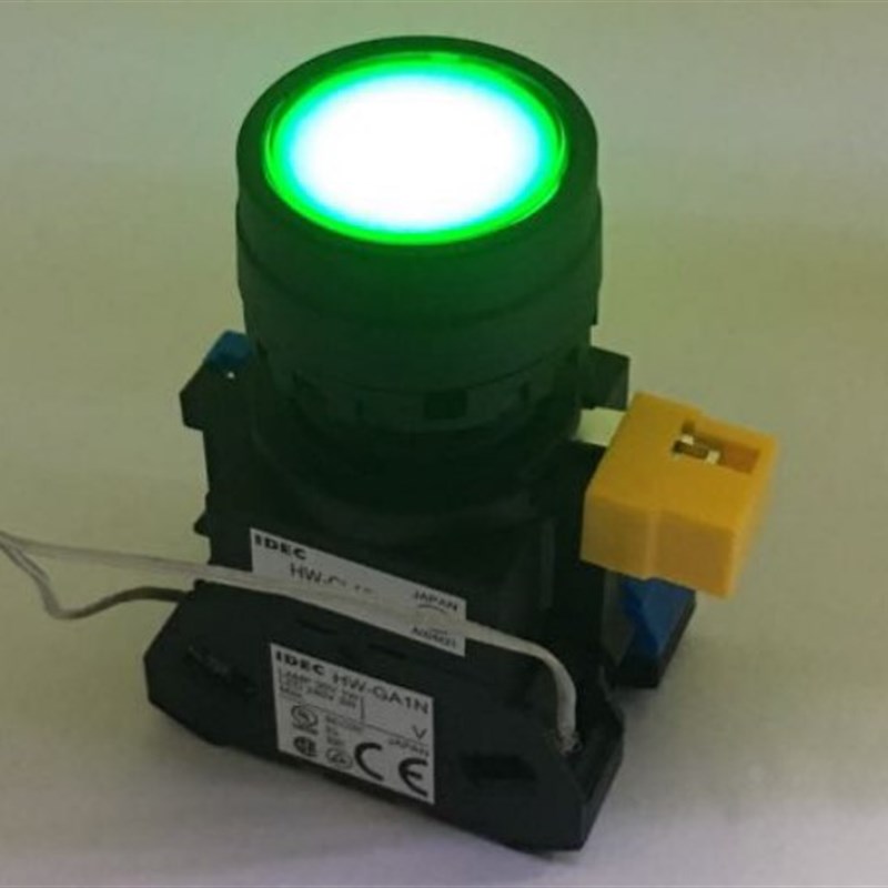 IDEC和泉HW1L-M110Q4G R Y S W启动按钮常开HW-CL10 G10 HW-GA110