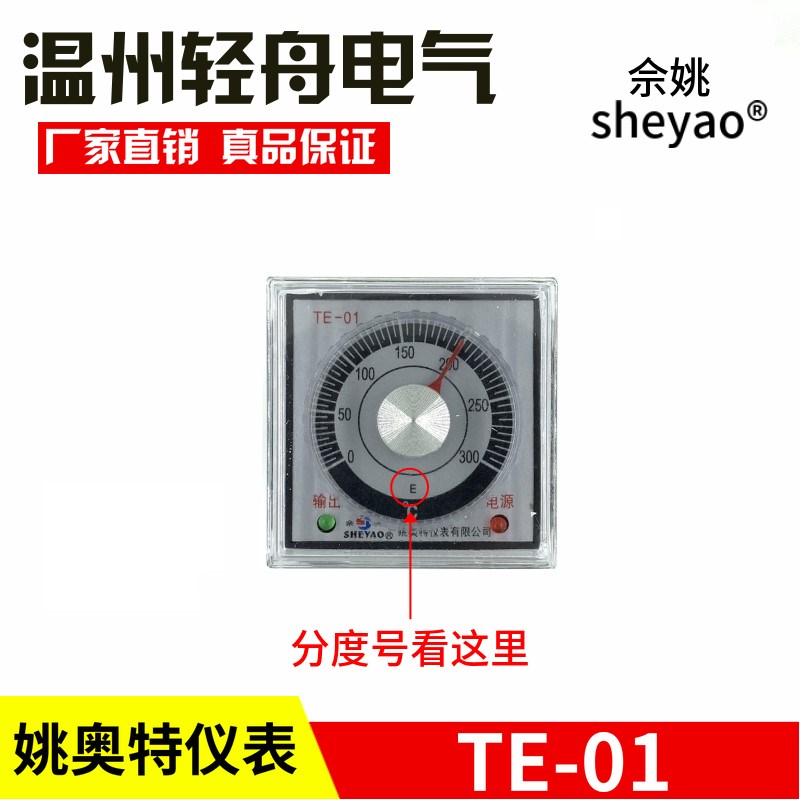 宝珠烤箱姚奥特仪表SHEYAO佘姚指针式温控仪表TE-02 TE-01
