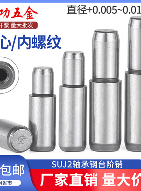 MSFW实心台阶定位销轴承钢圆柱销MSFWM内螺纹型阶梯轴销子