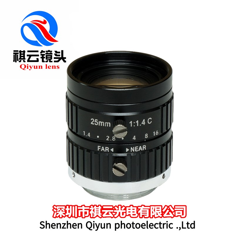 25mm工业镜头1000万像素2/3英寸C接口工业镜头视觉机器高清镜头