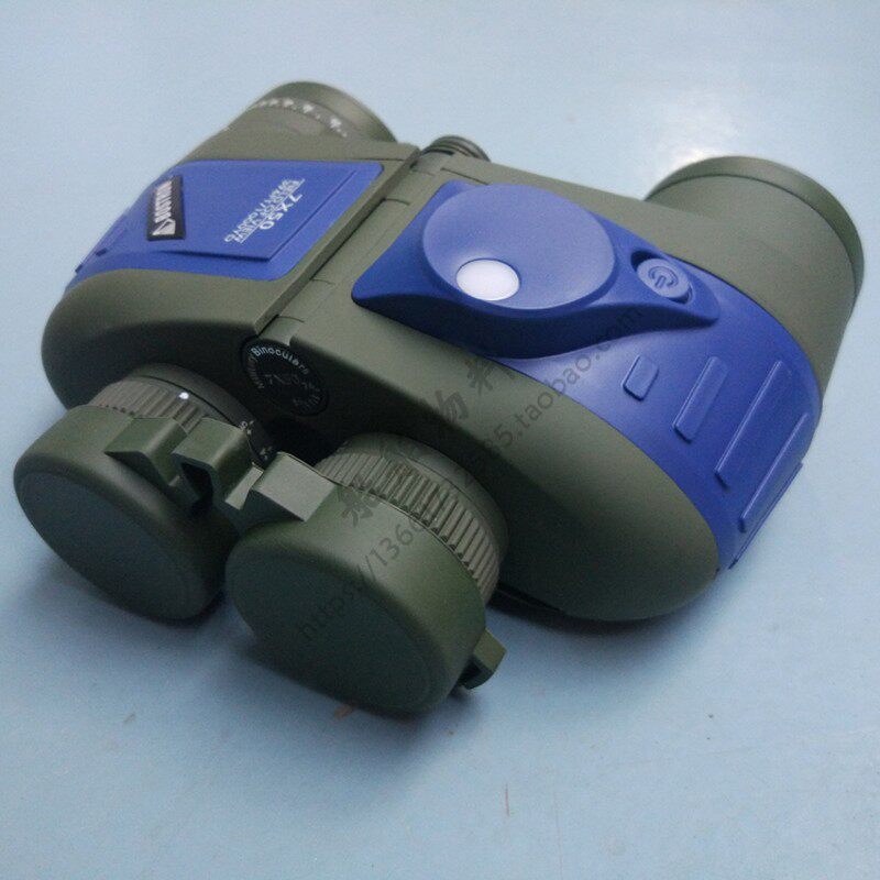 7倍船用望远镜全密封双筒航海罗盘测距防水夜视带坐标impa370345