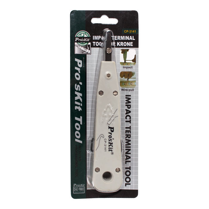 台湾宝工打线刀专业级CP-3141端子板压线器 网线电信打线刀卡接钳