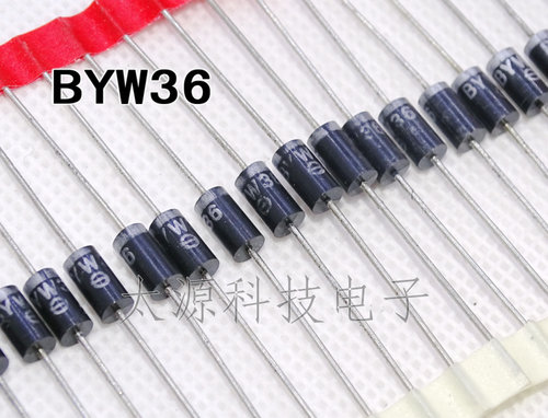 快速恢复 BYW36 SOD57 2A 600V 二极管 全新原装