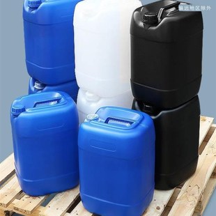 加厚塑料桶方形堆码桶化工废液桶实验室酒精密封桶食品级5/25L升
