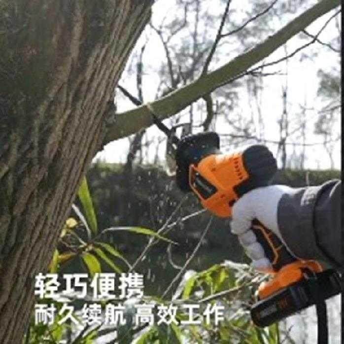 。带锯锂电池往复锯大功率25v盆景手持式电动据铝型材锯刀钢锯可