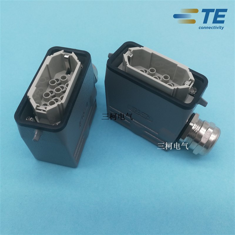 TE泰科HDC HD-015-M 1 5针公芯+上壳FANUC发那科机器人重载连接器