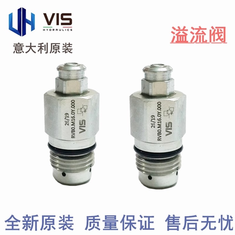 VIS插装溢流阀420bar小流量M16x1.5公制螺纹RVB0/RVC0/RVD0/RVS0