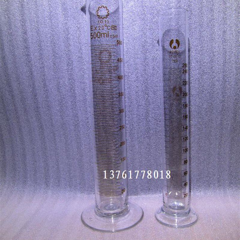 【方畦仪器】100ml玻璃量筒/玻璃量具/实验室量筒/标准量筒/正品