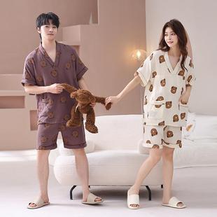 情侣浴衣加 天猫正品 柔软汗蒸服纯棉浴服男士 桑拿足疗按摩女款