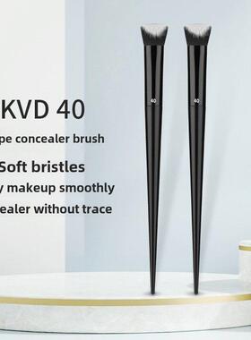KVD40遮瑕刷双面坡形粉底新手网红眼鼻影化妆笔刷小号黑眼圈暇痕