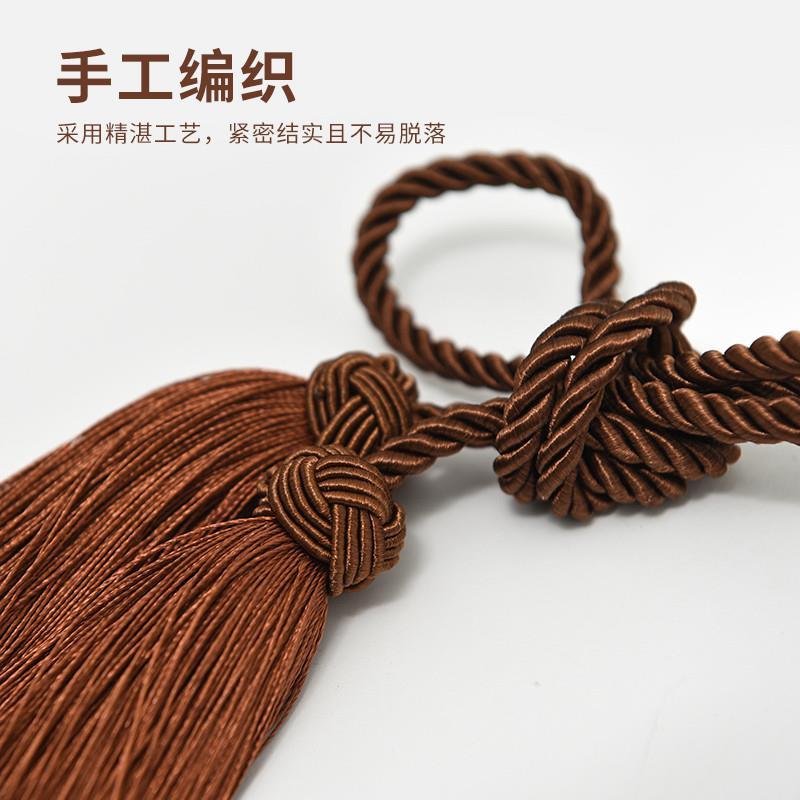 【官方正品】窗帘绑带2026新款固定扣小吊穗扎带几点简约中式绑绳