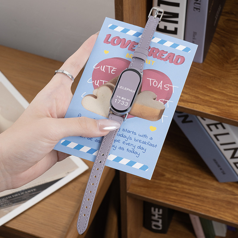 适用小米手环10小蛮腰皮表带