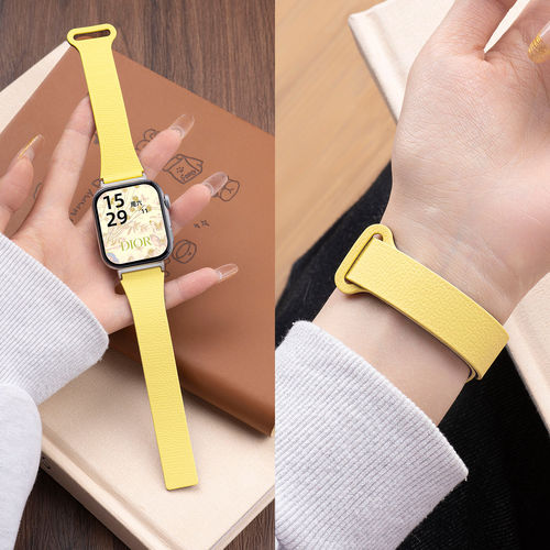 美派适用fit4磁吸硅胶表带