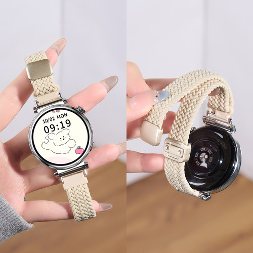 美派华为gt系列细款编织磁吸表带