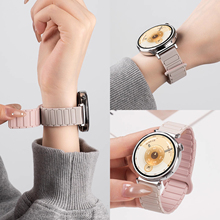 张婧仪同款适用华为gt6表带watch5手表watchgt6新款fit4女款智能gt5手表带gt4磁吸pro硅胶高级gt3运动gt2男女