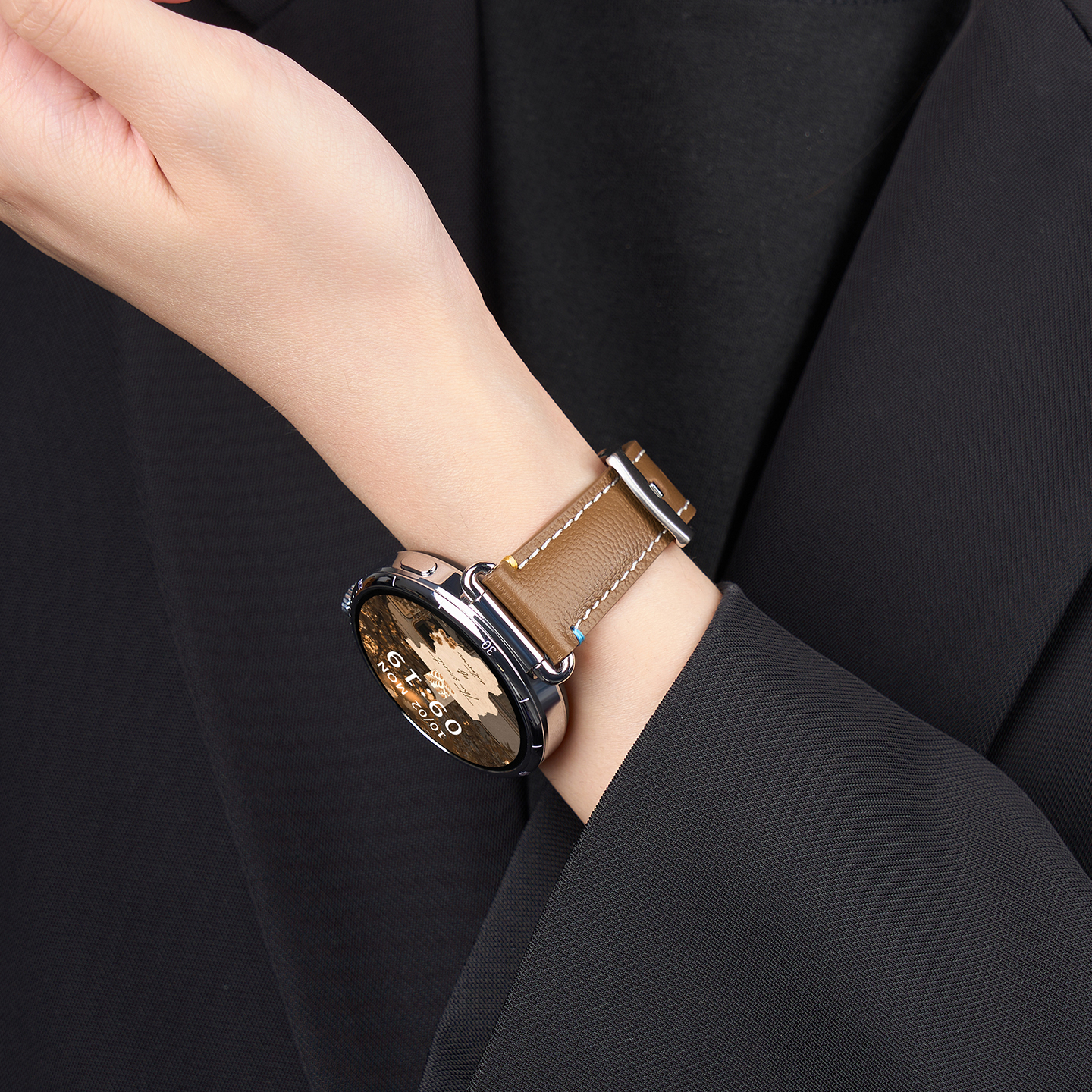 秋冬gt6锁线小羊皮表带