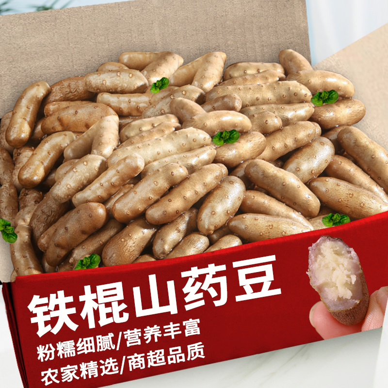 当季正宗现摘小山药豆软糯香甜新鲜淮山冰糖葫芦专用农家自种包邮
