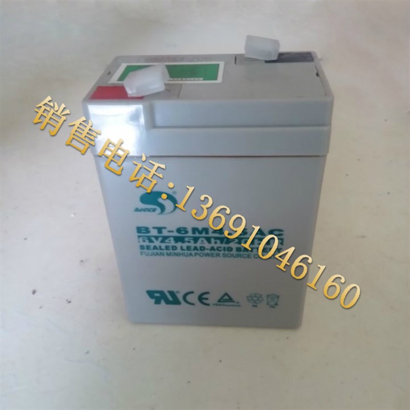 台湾赛特电子秤6V4.5Ah/20hr吊称蓄电池玩具儿童车BT-6M4.5AC电瓶