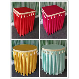 婚庆道具圆桌婚庆香槟塔桌布小圆桌方桌婚礼活动小桌子摆摊婚庆