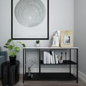 轻奢玄关桌客厅过道走廊靠墙窄桌条案新中式 入户玄关柜鞋 柜墙边柜