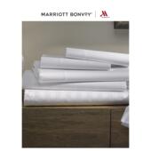 万豪酒店四件套五星级酒店床上用品条纹提花被套