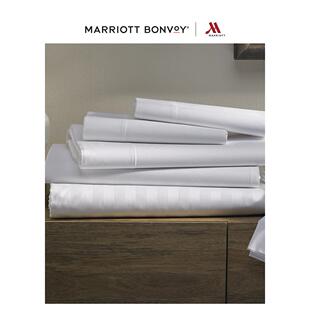 万豪酒店四件套五星级酒店床上用品条纹提花被套