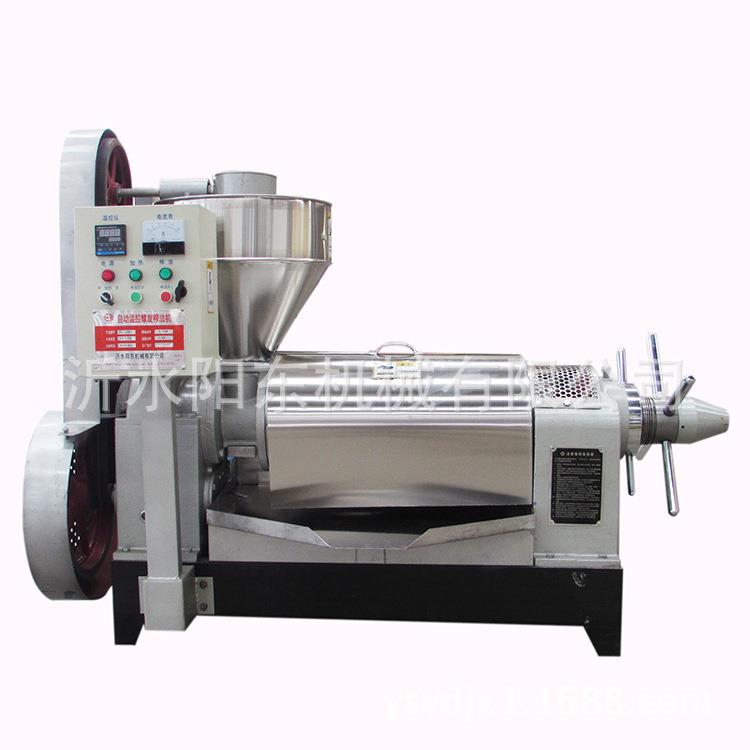 厂家生产电加热螺旋榨油机6YL-120D菜籽全自动螺旋榨油机