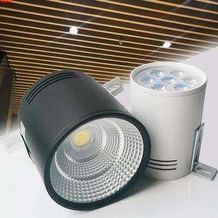 方通吸顶灯铝方通吊顶led射灯吕方通LED灯筒灯cob无边框斗胆灯木