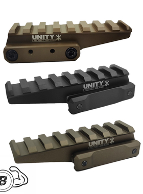 UN增高导轨UNITY底座金属增高支架556/558/EXPS3-0导轨立管增高座