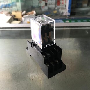 银触点带灯小型电磁继电器中间一套JQX-13F HH53P(MY3NJ)11脚