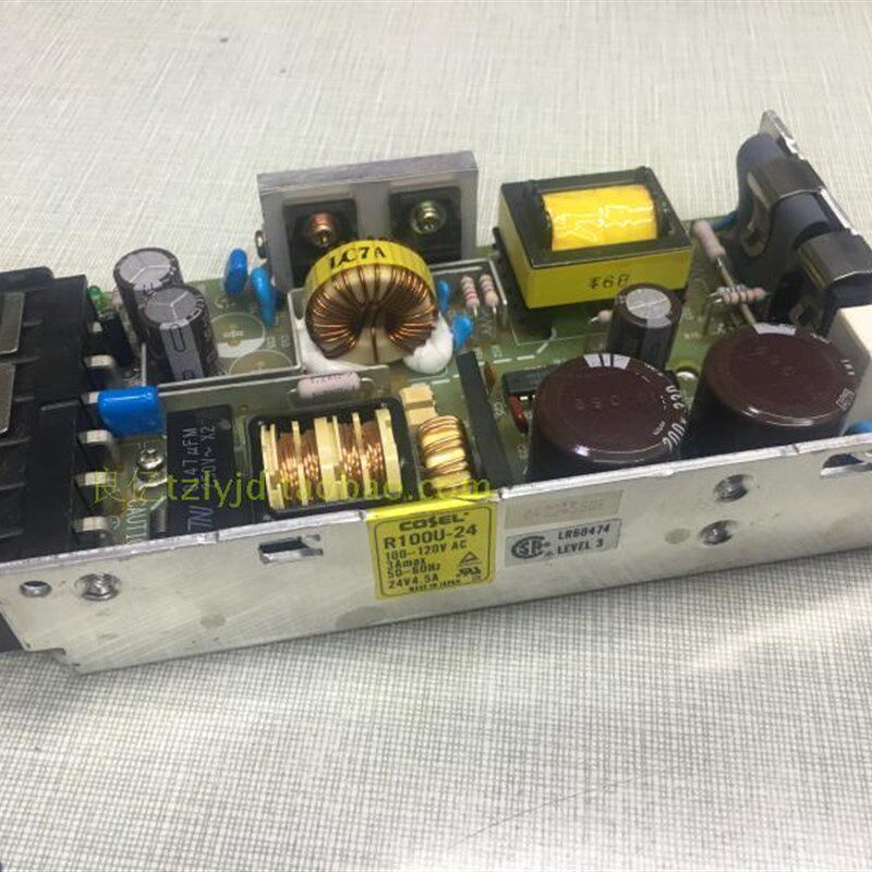 无网罩 拆机日本COSEL R100U-24 R100U-24 24V4.5A 100V输入电源