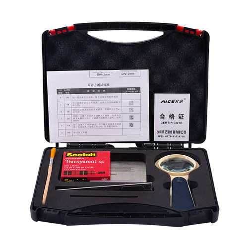 SISI百格板 划格板附着力测试仪漆膜划格器导格规油漆涂层检测