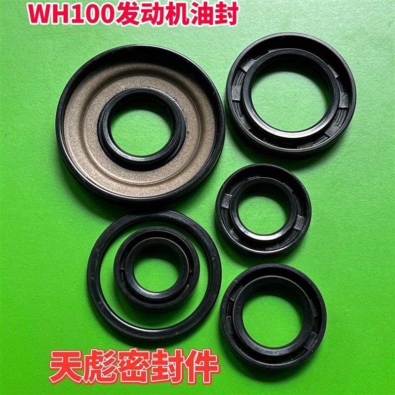 摩托车小公主100喜悦优悦WH100T-A-H -G发动机曲轴油封全车油封