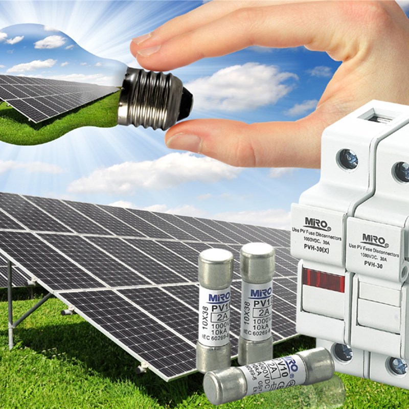 MRO茗熔光伏PV10汇流箱直流熔断器gPV DC1000V 3A5A10A12A 10*38