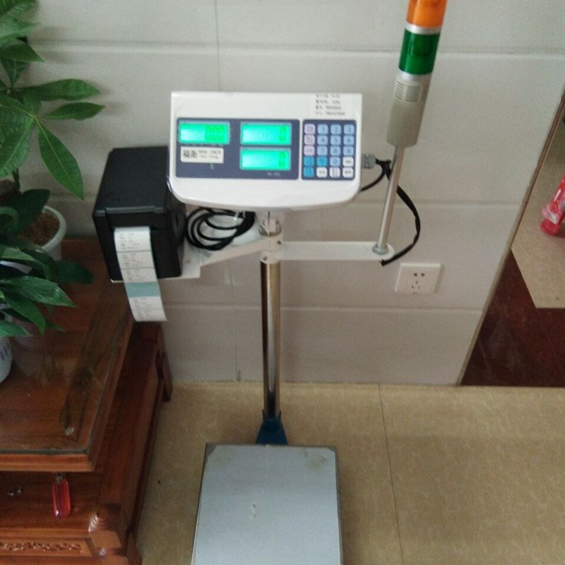 福衡计数电子秤带上下报警/打印小票多功能  台称 打印称